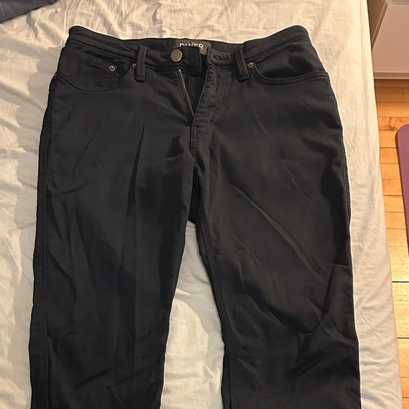 DU/ER No Sweat Relaxed Taper - Navy - Picture 2 of 5